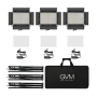 GVM Kit de 3 Panneaux LED RGB GVM-680RS