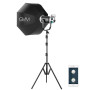 GVM Projecteur LED avec Softbox SD200D 