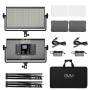 GVM Kit de 2 Panneaux LED Bicolores RGB GVM-1500D