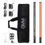 GVM Kit de 2 Baguettes LED RGB avec Batterie interne GVM-BD-100D