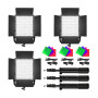 GVM Kit de 3 Panneaux LED Bicolores GVM- LT100S