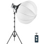 GVM Kit Projecteur LED Bicolore GVM-PR150D Lanterne Softbox