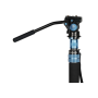 SIRUI P-424FS Carbon Fibre Monopod with Stand and video head VA-5