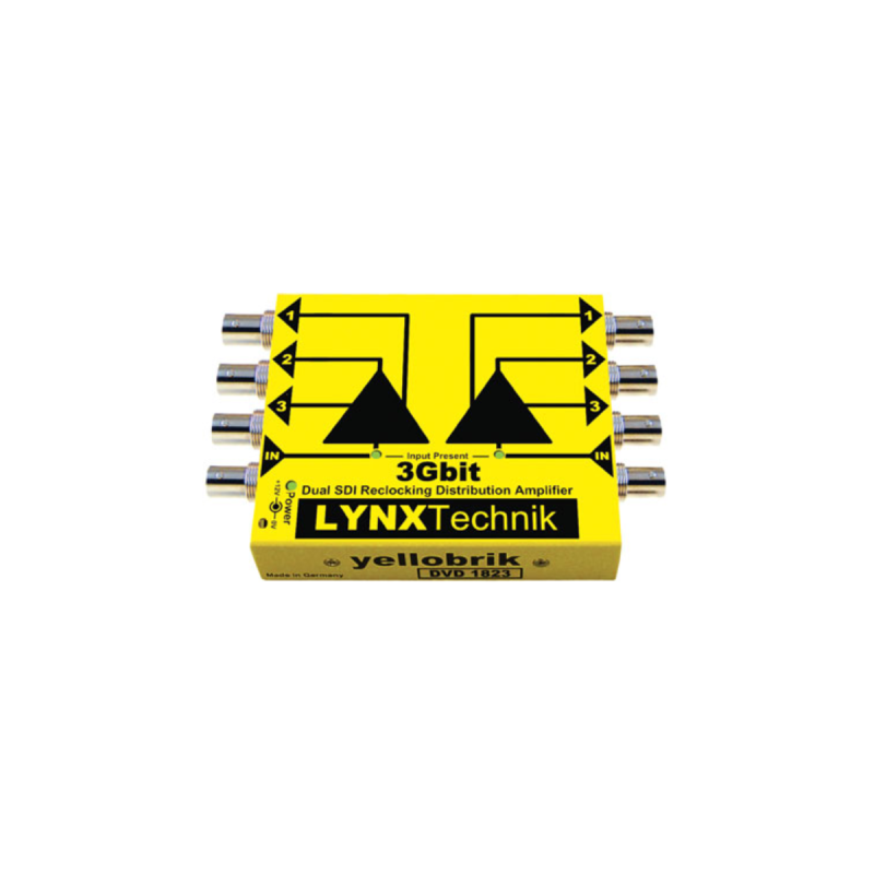 Lynx Ampli de distribution double SDI canal 1 3 (jusqu’à 3GBit/s)