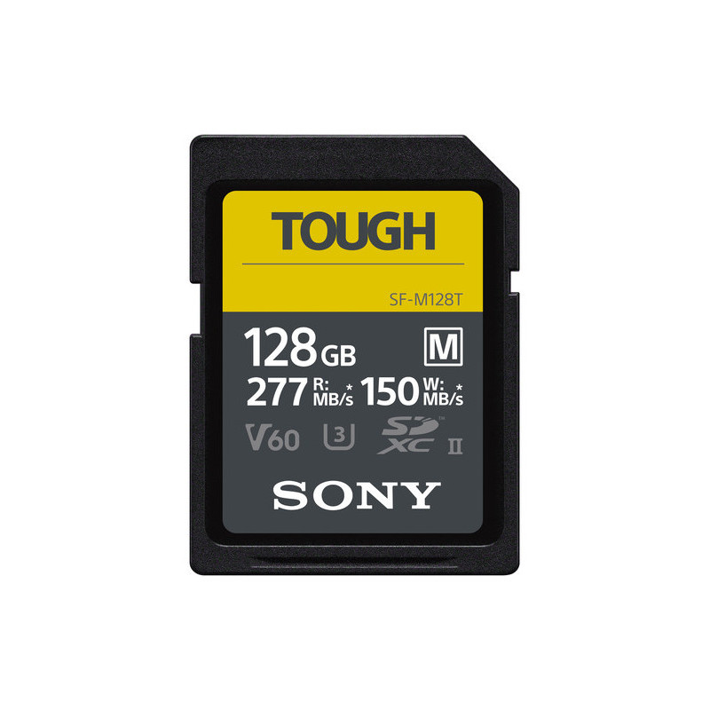 Sony Carte SDXC Tough 128 Go R277/w150 V60 UHS-II IP68