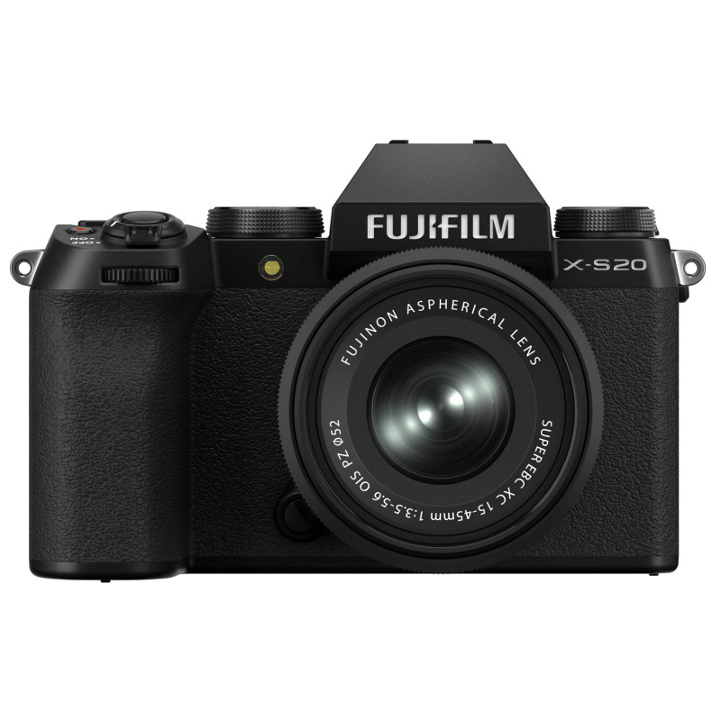 Fujifilm Appareil hybride Fuji X-S20 + Objectif 15-45mm f/3.5-5.6