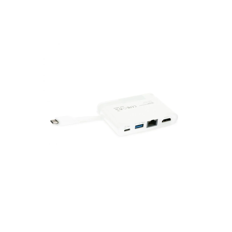 DICOTA Station accueil portable Blanc 4-en-1 USB-A/USB-C Plug & play