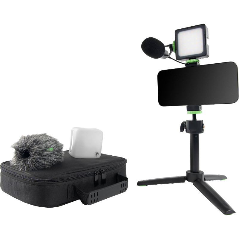 Mackie EM-93MK Kit Vlogger avec Microphone & LED Light Kit