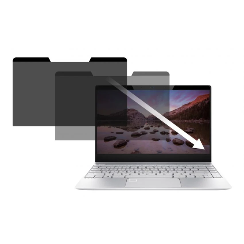 DICOTA Filtre confidentialité magnétique pour 15'' 16:9 Noir 2 vues
