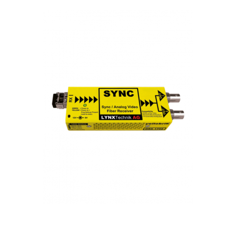 Lynx Sync Analogique / Récepteur Fibre optique - Connecteurs Fibre ST