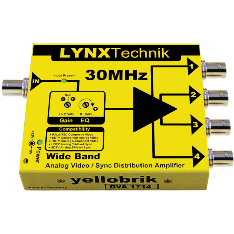 Lynx Amplificateur de distribution Video Analogique