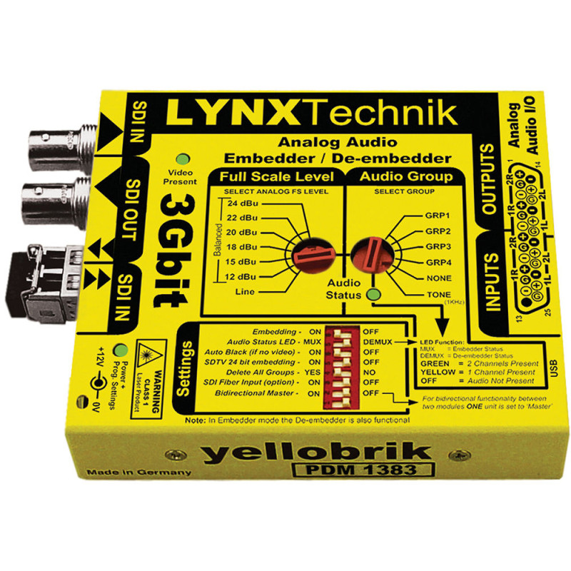 Lynx Embeddeur-Désembeddeur Audio Analogique 3 GBit/Désembeddeur