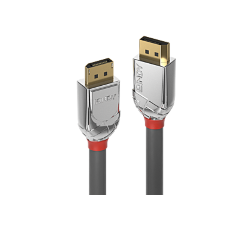 Lindy Câble DisplayPort 1.4, Cromo Line, 0.5m