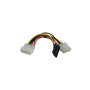 Lindy Adaptateur d'alimentation SATA Molex 5.25" (LP4) 0.15m