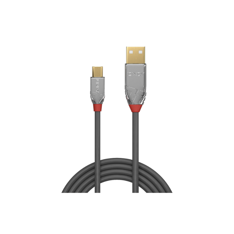 Lindy Câble USB 2.0 Type A vers Micro-B, Cromo Line, 0.5m