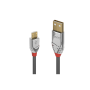 Lindy Câble USB 2.0 Type A vers Micro-B, Cromo Line, 3m