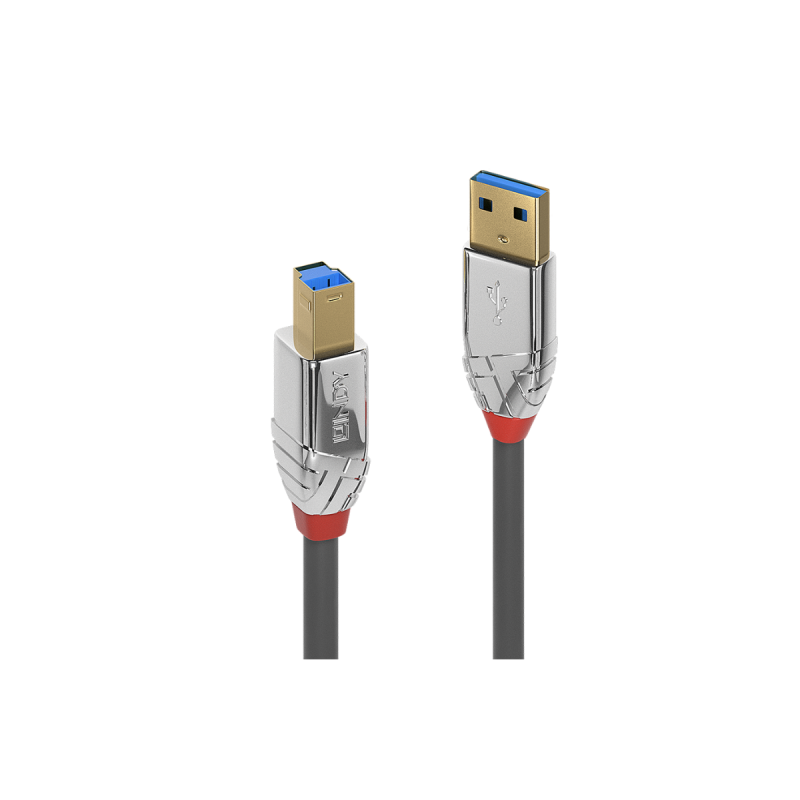 Lindy Câble USB 3.2 Type A vers B, 5Gbit/s, Cromo Line, 2m