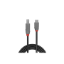 Lindy Câble USB 3.2 Type C vers B, 5Gbit/s, Anthra Line, 0.5m