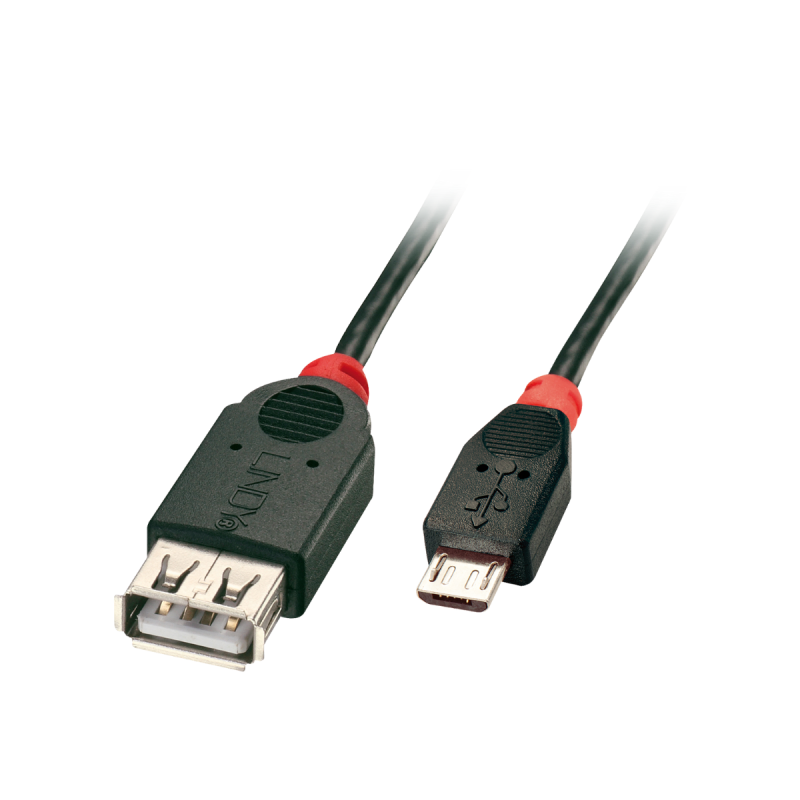Lindy Câble USB 2.0 type Micro-B / A OTG, 1m