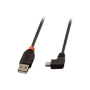 Lindy Câble USB 2.0 type A / mini-B coudé, 2m