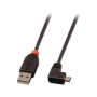 Lindy Câble USB 2.0 type A / micro-B coudé, 2m