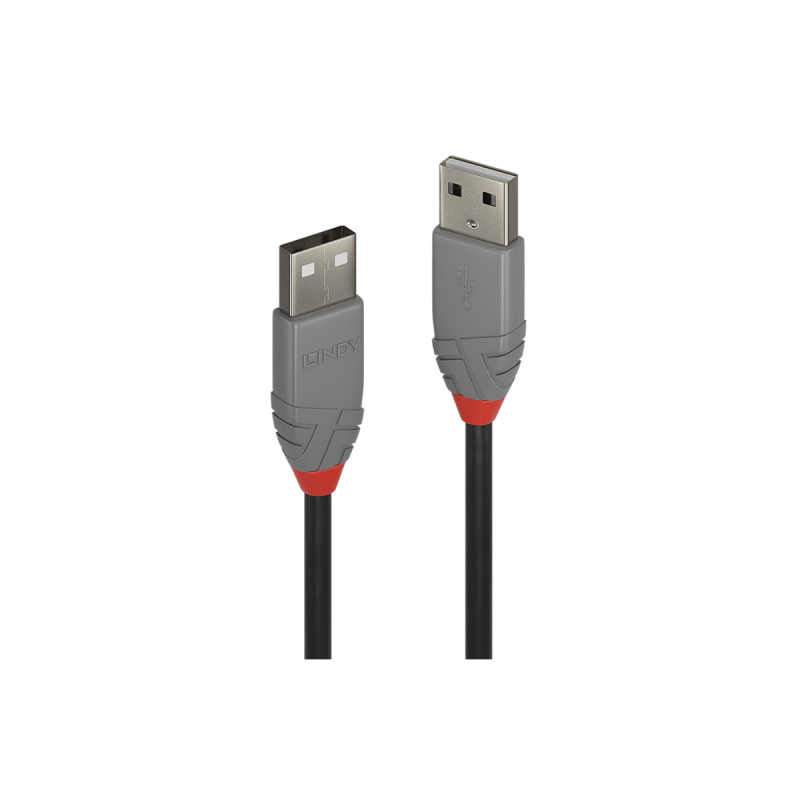 Lindy Câble USB 2.0 type A/A, Anthra Line, 0.2m