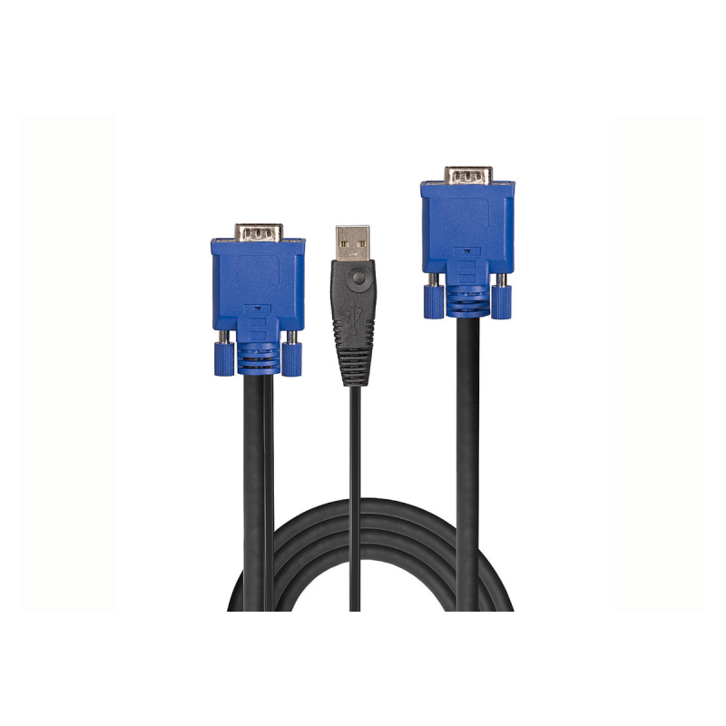 Lindy Câble KVM et USB combiné, 3m