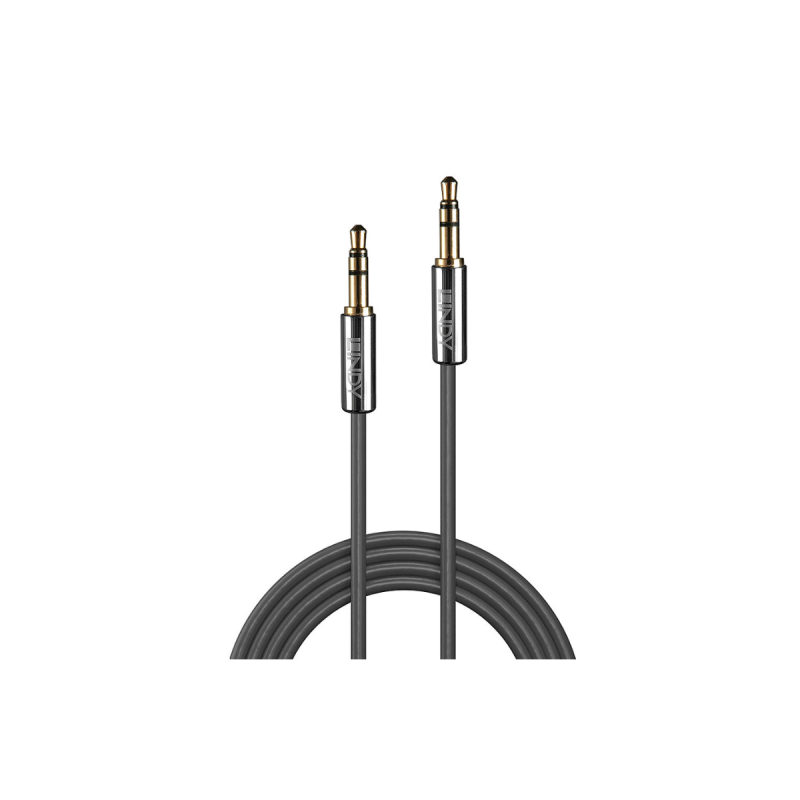 Lindy Câble Audio Jack 3.5mm, Cromo Line, 1m