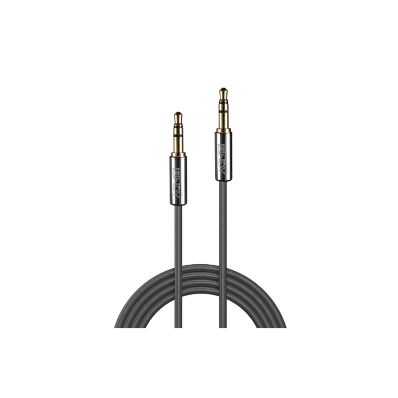 Lindy Câble Audio Jack 3.5mm, Cromo Line, 2m