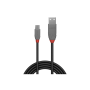 Lindy Câble USB 2.0 type A vers Micro-B, Anthra Line, 0.2m