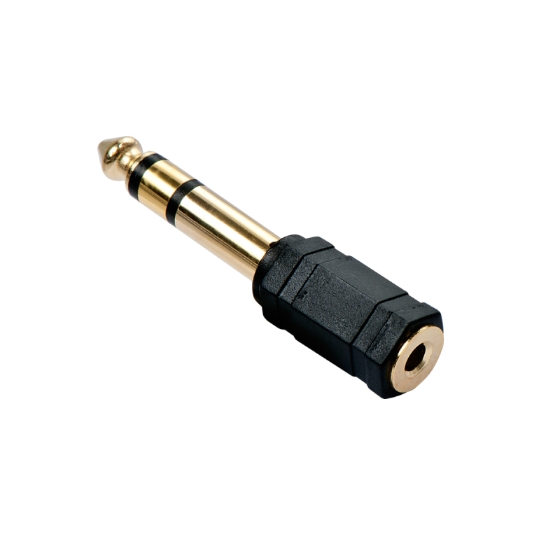 Lindy Adaptateur audio Jack stéréo 3,5mm M / 6,3mm F