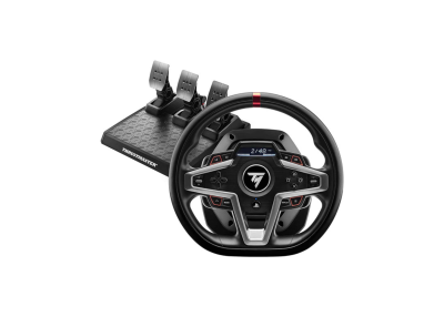 Thrustmaster T128, Volant de Course à retour de force et Pédales  Magnétiques, PlayStation 5, PlayStation 4, PC