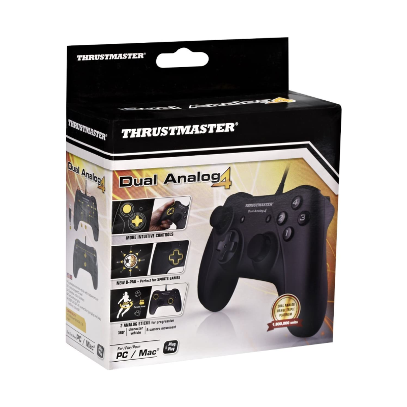 Thrustmaster manette Dual Analog4 USB Plug & Play Ideal tous jeux PC