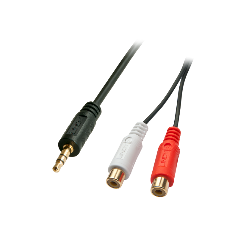Lindy Câble adaptateur audio 3,5mm femelle /RCA mâle