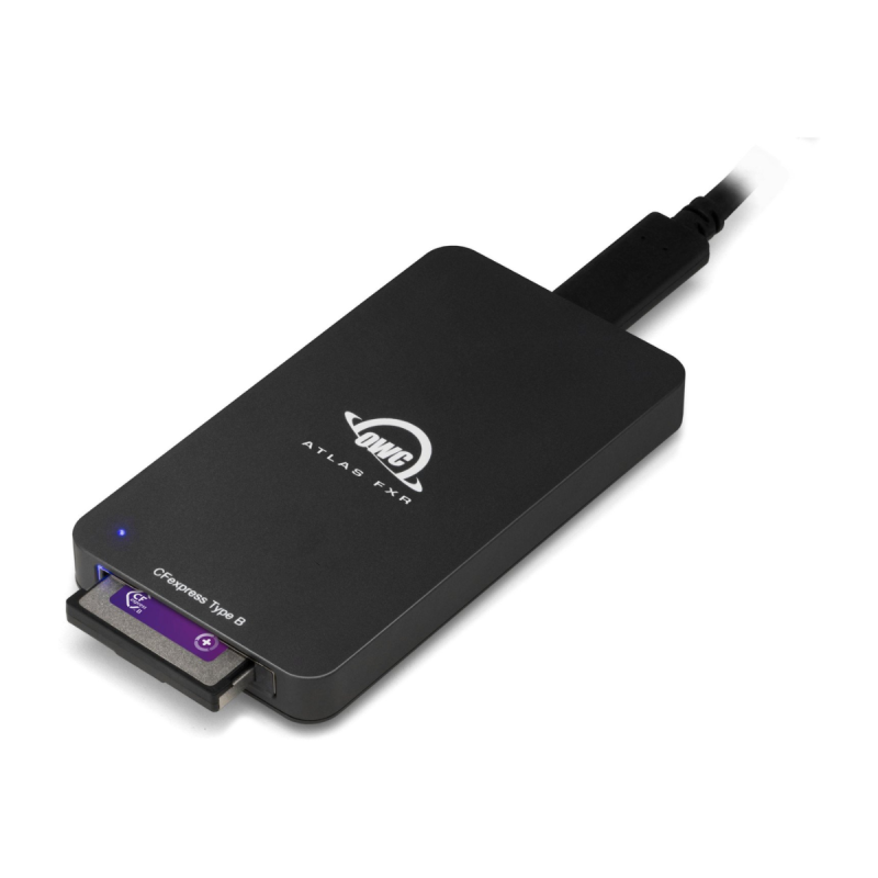 OWC Atlas Dual Lecteur compact alimenté par USB-C Dual SD 4.0 UHS II