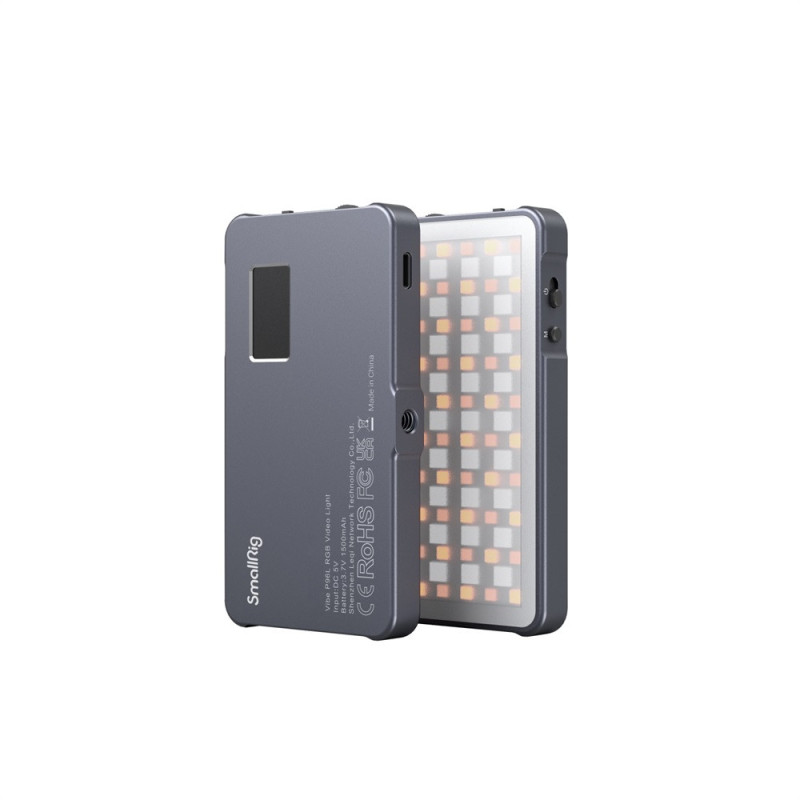 SmallRig 3489B Vibe P96L Torche RGB 2500-8000K sur batterie 1500mAh