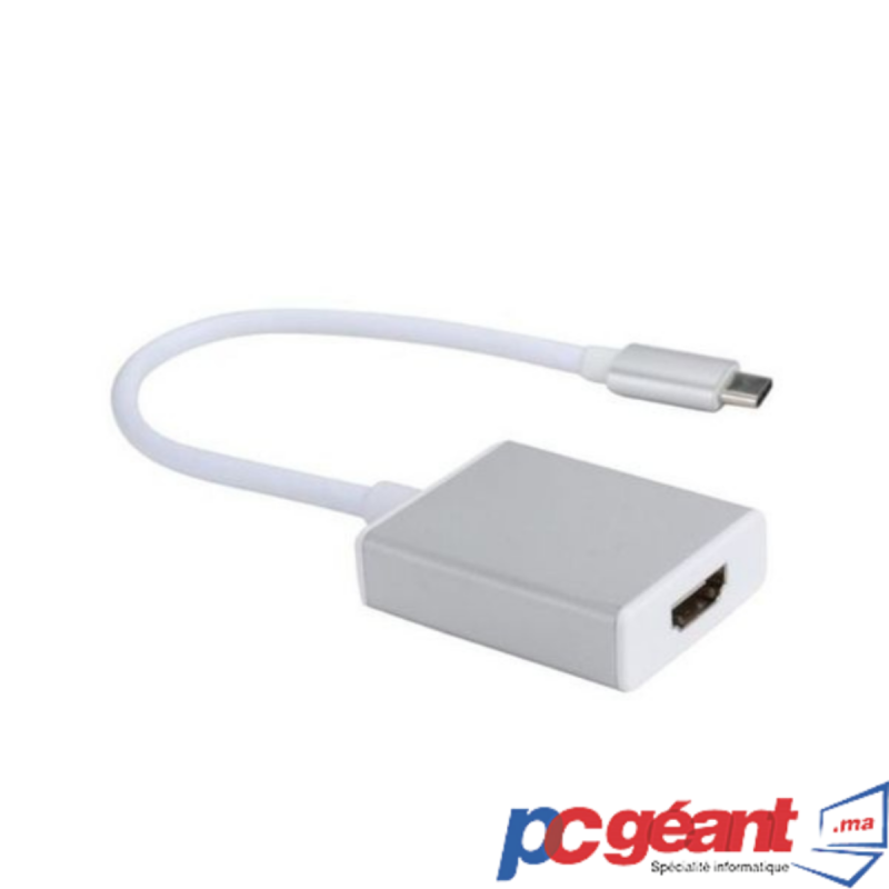 Tesca Convertisseur & Chargeur USB 3.1 Type C Vers HDMI 4K 0,2M