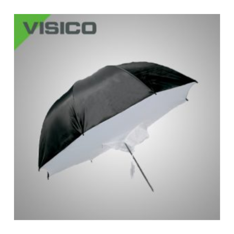 Visico UB-010 parapluie box argent / noir 100cm