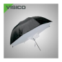 Visico UB-007 parapluie 2 en 1 black/silver/translucide 100cm
