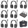 CAME-TV KUMINIK8 Duplex Digital Wireless Headset 450M Dual Ear 7 Pack
