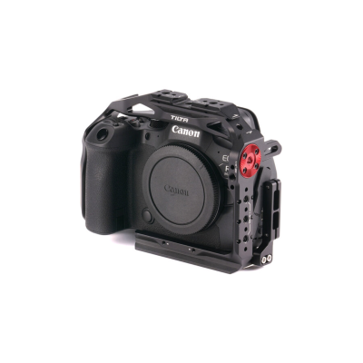TILTA Camera Cage Compatible avec Canon R3 avec poignée supérieure Xeno et Double Support de Canne à pêche 15mm Kit de Base TA T61 A B