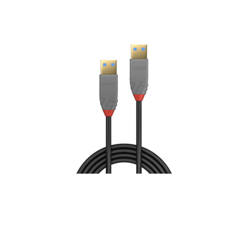 Lindy Câble USB 3.2 type A vers A, 5Gbit/s, Anthra Line, 3m