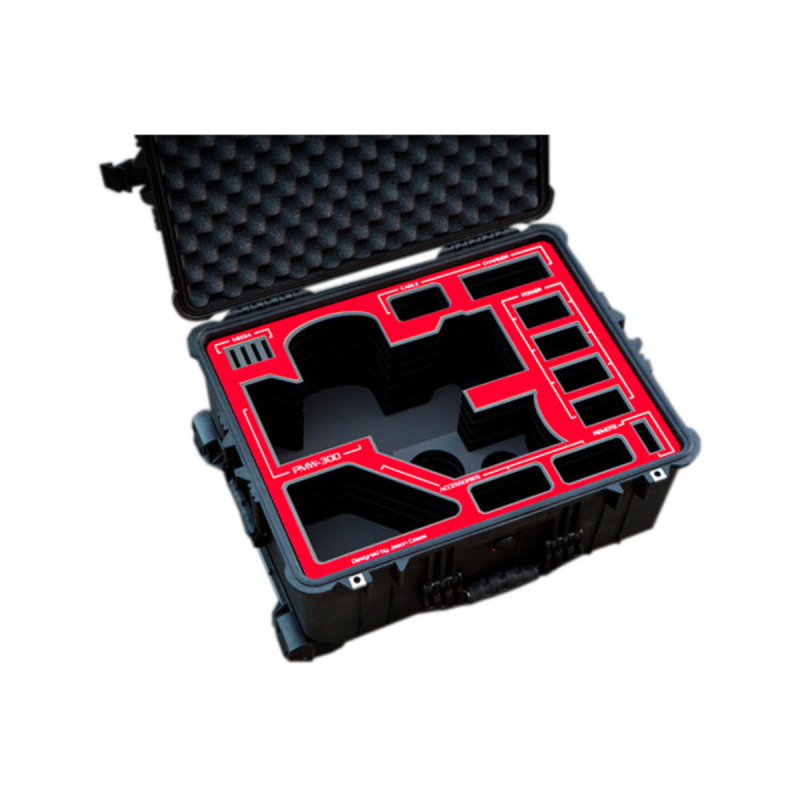 Jason Cases Valise pour Sony PMW-300 (RED overlay)