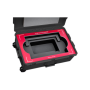 Jason Cases Valise pour TVlogic LVM-212W moniteur (RED overlay)