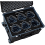 Jason Cases Valise pour Cooke Mini S4 Primes 6-lens (Black Overlay)