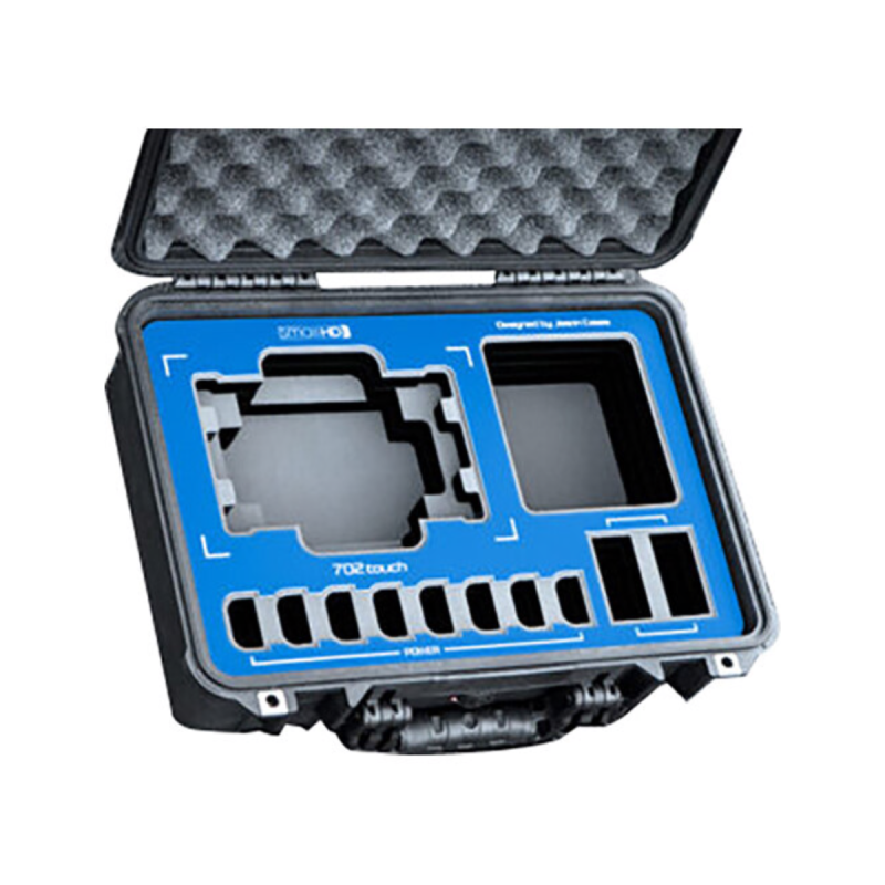 Jason Cases Valise pour SmallHD 702 Touch with Blue overlay