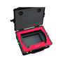 Jason Cases Valise pour Sony A170 moniteur (RED overlay)