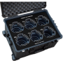 Jason Cases Valise pour Cooke S4 Primes 8-lens with Black overlay