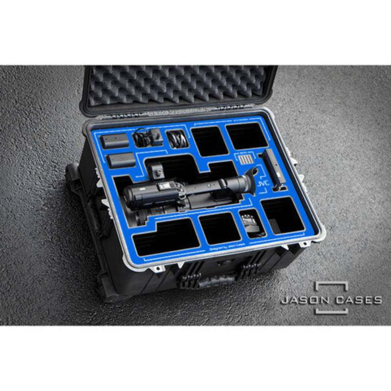 Jason Cases Valise pour JVC GY-HC500U (BLUE Overlay)