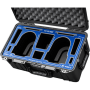 Jason Cases Valise pour JVC KY-PZ100 Robos (BLUE overlay)